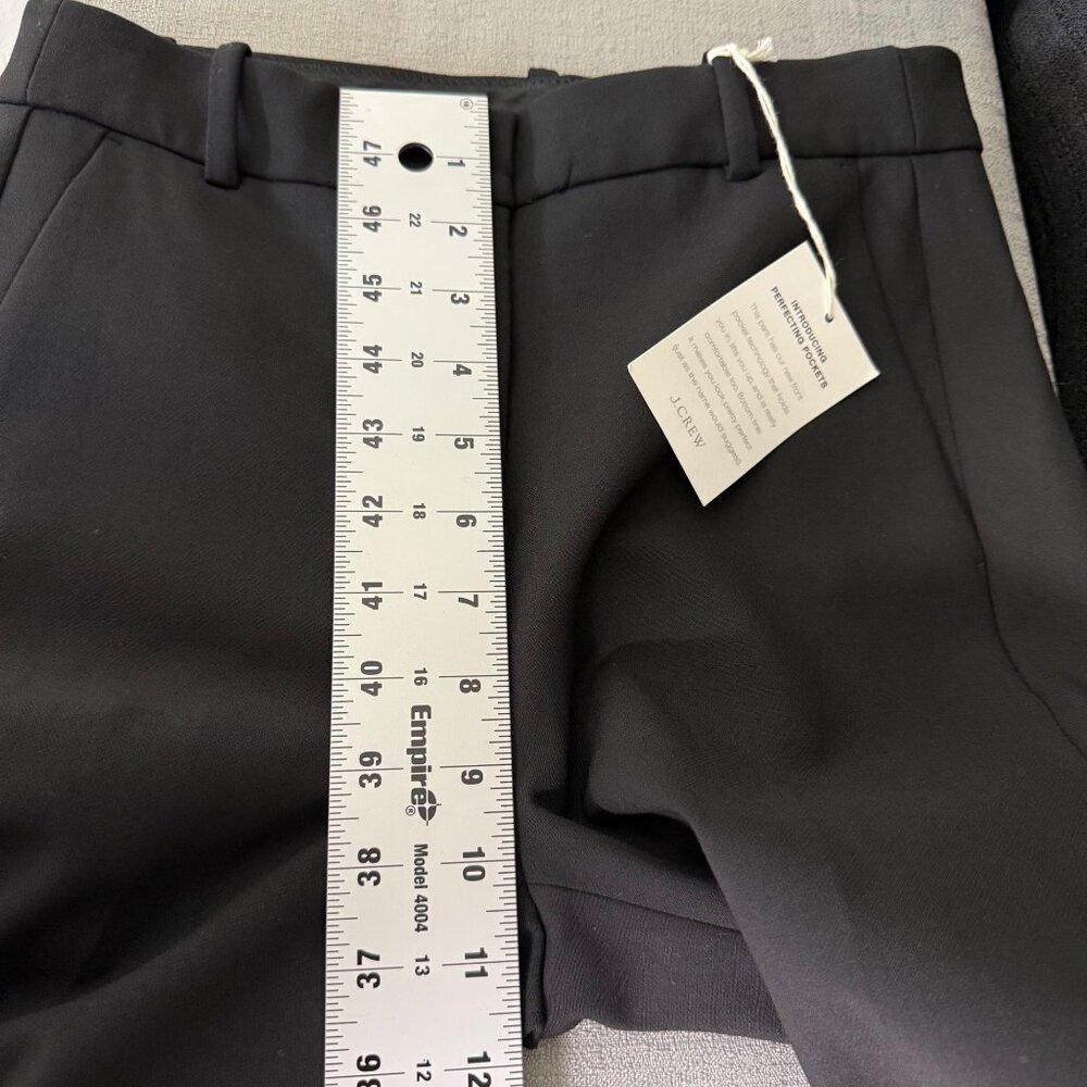 J.Crew Petite High-Rise Cameron Pant In Four-Season Stretch Black 4 Petite 28x25 - Picture 12 of 15